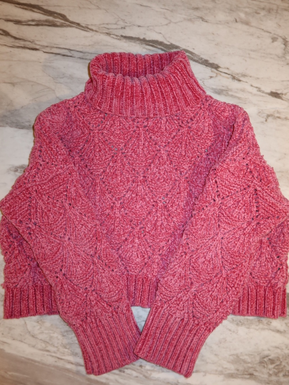 Pink Turtleneck Sweater